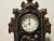 Antique 1850's Mantle Cast Iron Clock For Sale - Image 4 of 13