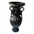 1950s Neoclassical Hand-Painted Greek Vase Bilateral Handle For Sale