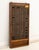 Wood American Vintage Oak Time Card Rack, First Half 20th Century For Sale - Image 7 of 8