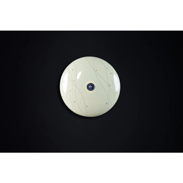 Mid-century glass hanging pendant lamp or wall light brussels world expo 1958 (no:44) this lighting is a stunning example...