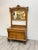 Brown Vintage Quarter Saw Oak Cabinet For Sale - Image 8 of 11