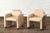 Pair Leather Barrel Chairs, 1980 For Sale - Image 11 of 11