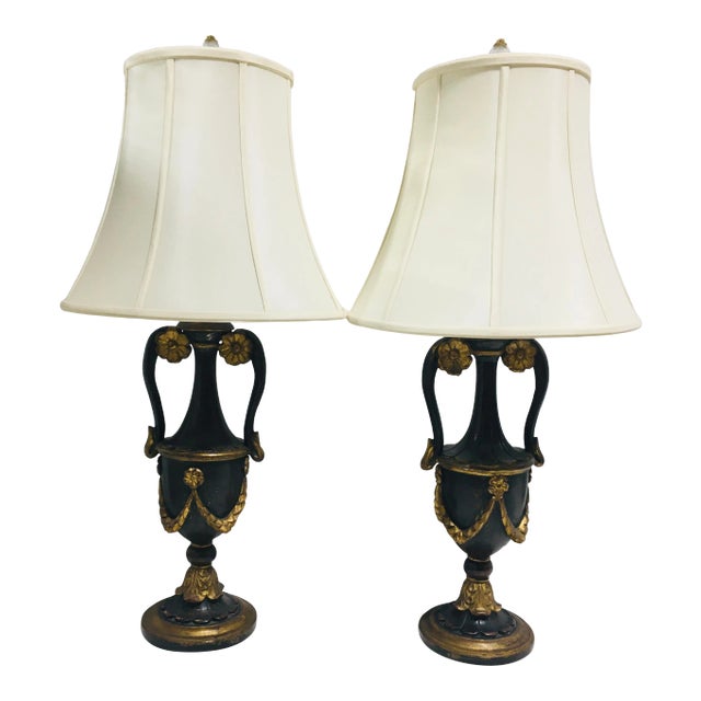Late 19th Century Neoclassical Lamps - a Pair For Sale