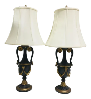 Late 19th Century Neoclassical Lamps - a Pair