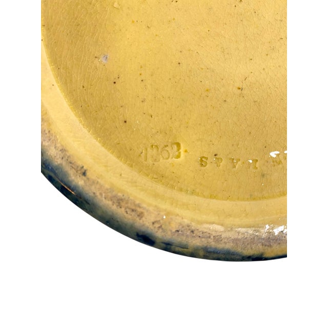 Ceramic Ceramic Jardiniere With Foliage Design From Michael Andersen & Söner, Denmark. Circa 1920 For Sale - Image 7 of 7