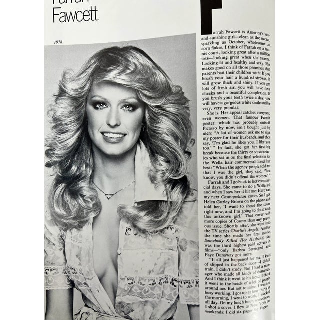 Scavullo Women by Francesco Scavullo, Pub, 1982-Hard Cover, 46 Portraits of Women For Sale In West Palm - Image 6 of 12