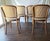 1970s Vintage Model 811 "Prague" Style Bentwood & Cane Dining Chairs - Set of 4 For Sale - Image 4 of 18