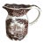 Vintage 1940’s Mason’s Ironstone Brown and White Vista Pattern Jug For Sale