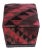 Shabby Chic Pink Black Kilim Upholstered Handmade Ottoman For Sale - Image 4 of 7