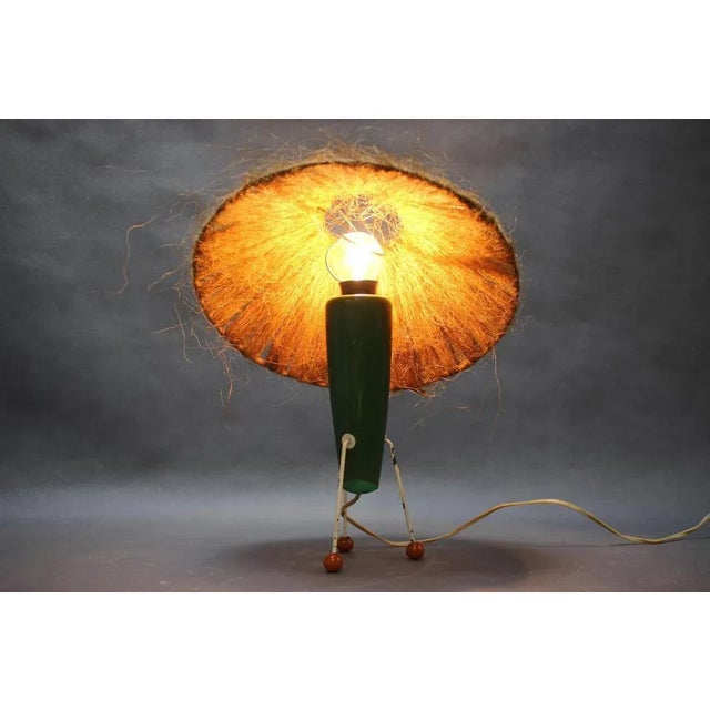 Mid-Century Modern Table Lamp, Czechoslovakia, 1950s For Sale - Image 10 of 11