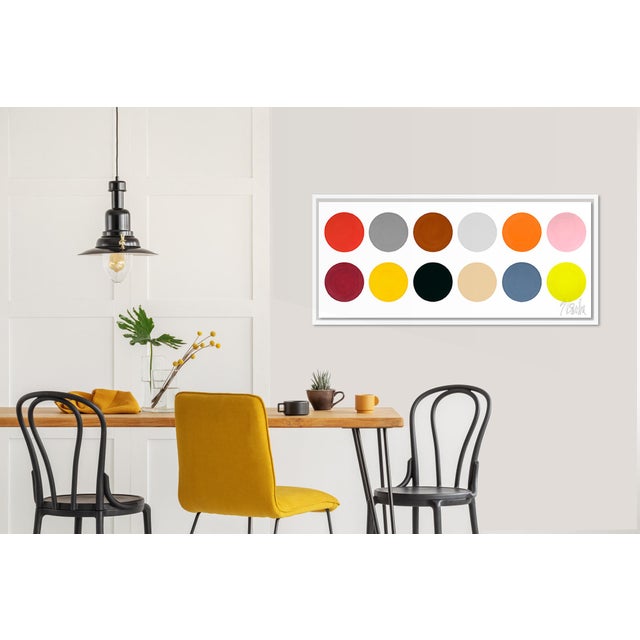 This Modern Mid Century, Contemporary Fine Art Print was created by artist, designer, and art educator Liz Roache....