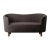 Brown and smoked oak sahco nara mingle sofa by Lassen Dimensions: W 154 x D 68 x H 74 cm Materials: Textile, Oak. The...