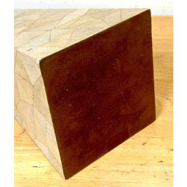 Large Inlaid Specimen Shagreen Obelisk Attributed to R & Y Augousti For Sale In West Palm - Image 6 of 14