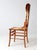 Antique Victorian Press Back Oak Chair With Cane Seat For Sale - Image 9 of 15