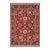 Shabby Chic 1990's Floral Pak-Persian Red/Blue Wool Rug - 8'1'' X 10'0'' For Sale