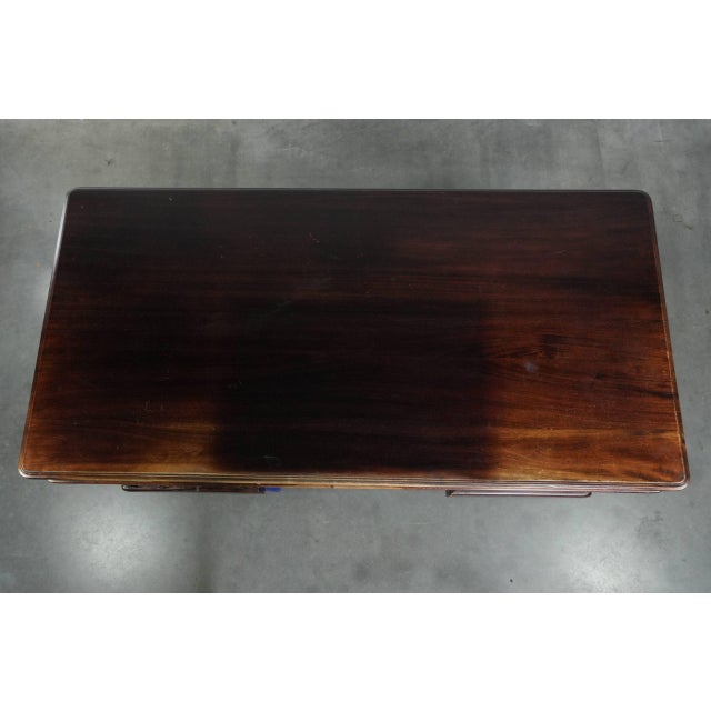 Brown Antique Wooden Desk in Wood, 1900s For Sale - Image 8 of 16