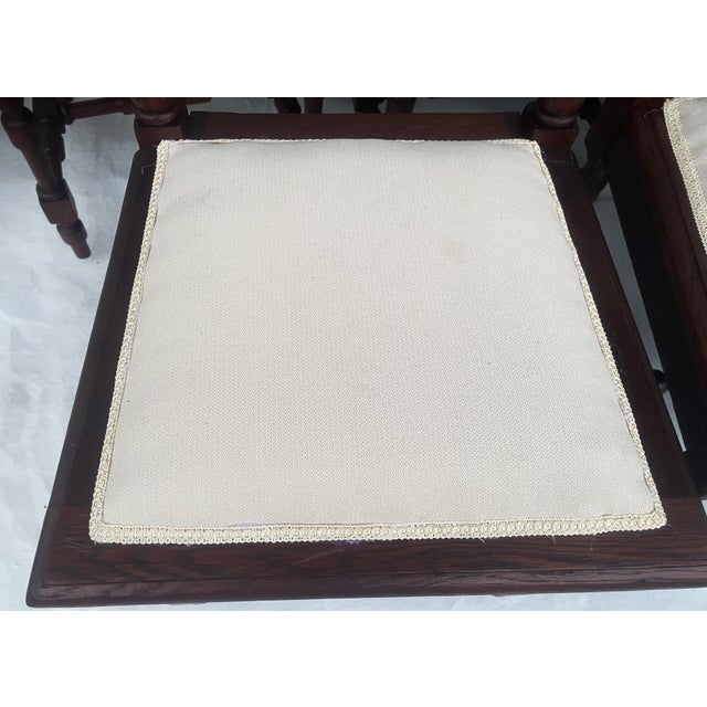 Neo-Renaissance Oak Chairs, 1900s, Set of 8 For Sale - Image 17 of 18