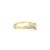 Contemporary Marquise Diamond Ring .33cttw 14k Yellow Gold, Size 5 For Sale - Image 3 of 3