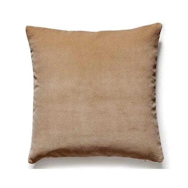Traditional The House of Scalamandré Torino Velvet Pillow, Doe For Sale - Image 3 of 3