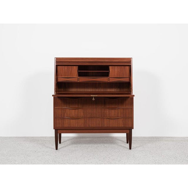 This secretaire has been designed by Erling Torvits and manufactured by Klim Møbelfabrik in Denmark in the 1960s. It has...