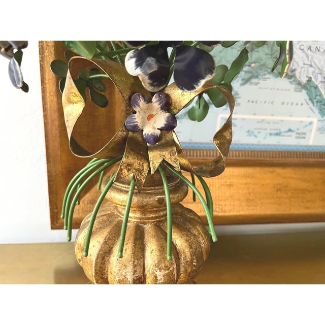 1960s Italian Topiary Lamp & Shade For Sale - Image 12 of 18