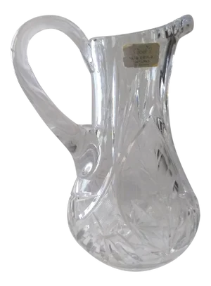 Vintage Goebel Hand-Cut Crystal Pitcher