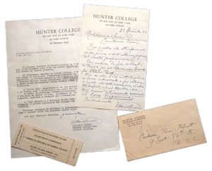 Vittorio Ceroni Gonzaga, Hunter College's Benefit Evening, 1945