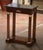 19th Century French Empire Marble Top Mahogany Console Table With Drawer For Sale In Dallas - Image 6 of 12