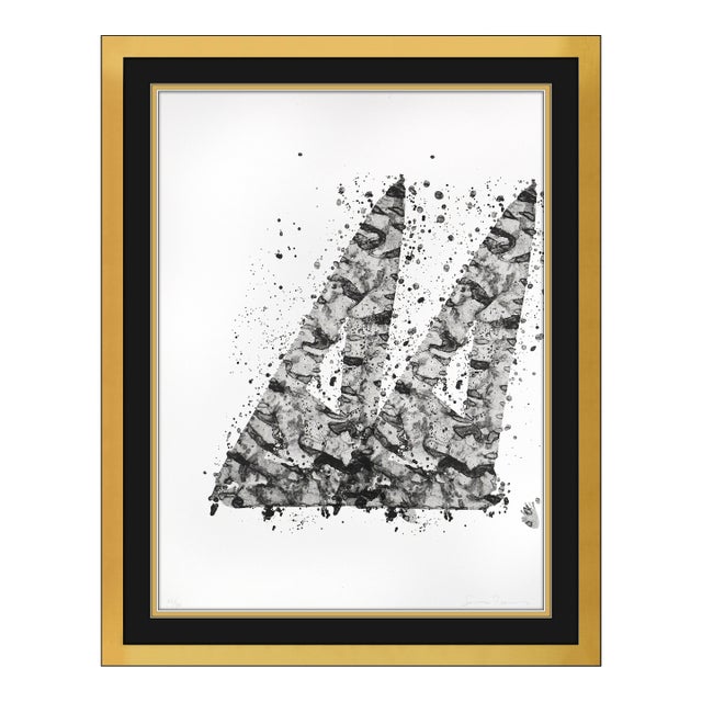 Late 20th Century Untitled (sf.212; l.204) Black Lithograph Sam Francis For Sale