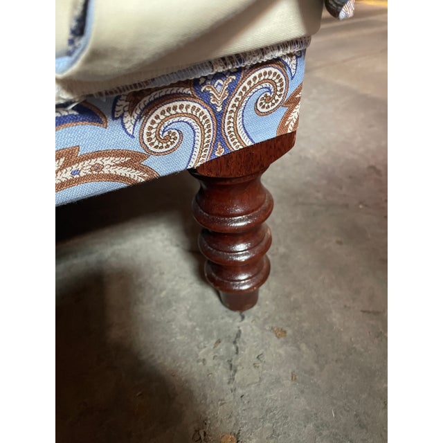 George Smith Scroll Arm Lounge Chairs - Pair For Sale - Image 14 of 15