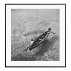Toni Frissell 'Model in Montego Bay' Archival Pigment Print Framed in Black