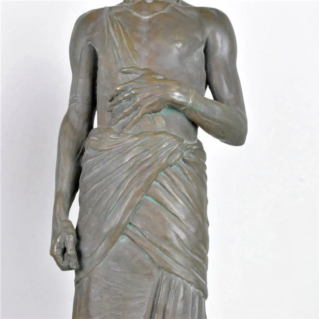 Bronze Sculptures, Maasai Couple, 20th Century, Set of 2 For Sale - Image 17 of 18