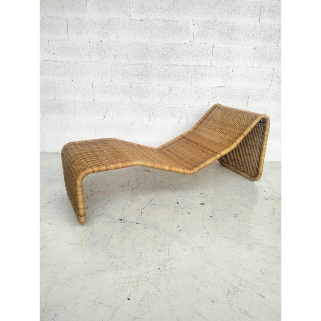 Model P3S Chaise Longue in Rattan by Tito Agnoli for Bonacina, 1960s For Sale - Image 6 of 13