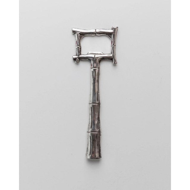 Vintage Silver Plated Bottle Opener, 1970s For Sale - Image 6 of 11