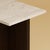 Contemporary Roman Travertine and Smoked Oak Nightstand by Lebanto For Sale - Image 3 of 4