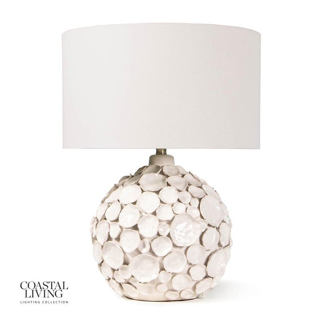 Regina Andrew Lucia Ceramic Table Lamp in White For Sale In Detroit - Image 6 of 6