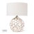 Regina Andrew Lucia Ceramic Table Lamp in White For Sale In Detroit - Image 6 of 6