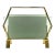 Modern Brass Magazine Rack, Italy 1970 For Sale
