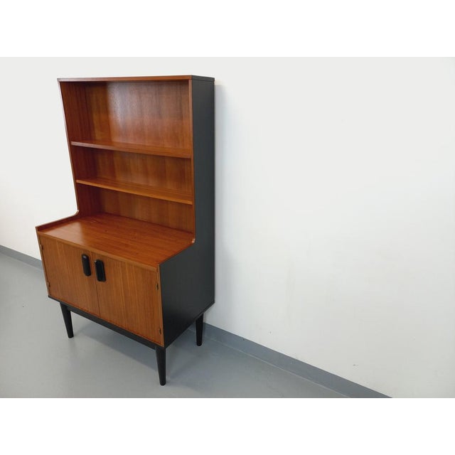 Wood Vintage Scandinavian Teak Library, 1960s For Sale - Image 7 of 17