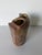 1980s Vintage Abstract Studio Art Pottery Sculptural Double-Neck Vase, Unsigned For Sale - Image 10 of 12