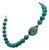 Vintage 1960s Signed Joseph Mazer Faux-Jade Beaded Necklace For Sale