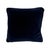 Victorian Vintage Navy Blue Needlepoint Accent Pillow W/Insert 12" X 12" Grandmillenial For Sale - Image 3 of 3