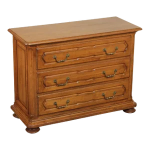 Late 20th Century Tuscan Italian Style Carved Oak Chest of Drawers