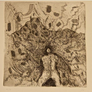 Sandro Chia, Nude Son of the Face Etching, Edition of 10, 1960s, Etching For Sale