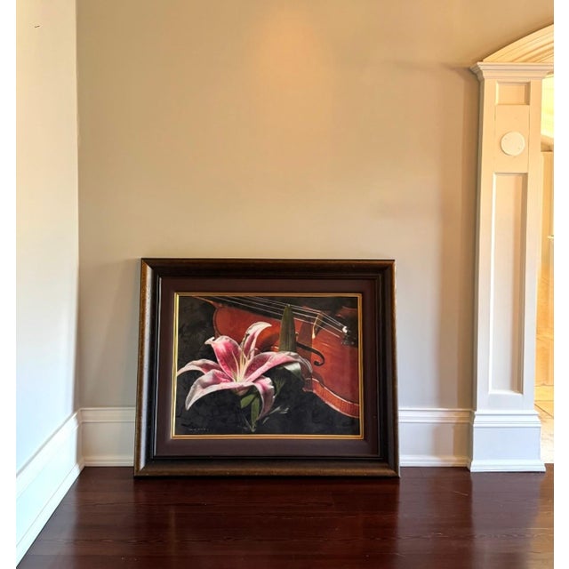 Impressive 55” Original Oil on Wood” Resting on Your Laurels” by Yankel Ginzburg For Sale - Image 10 of 15