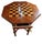 Vintage Game Table in Wood, 1970s For Sale - Image 4 of 9