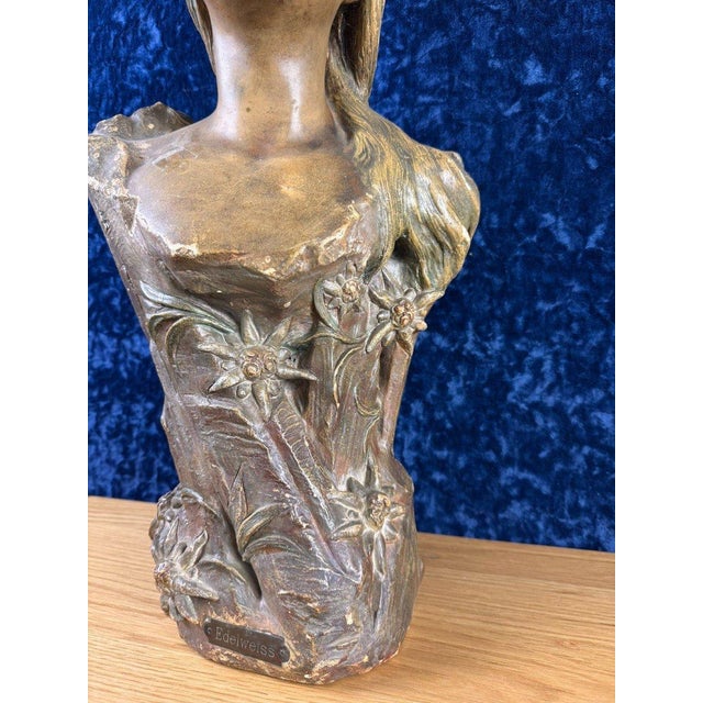 According to Villanis, Edelweiss 1890s, Ceramic For Sale - Image 6 of 8