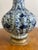 Ceramic Oriental Chinese Ming Dynasty Style Blue & White Table Lamp W Org Shades, a Pair For Sale - Image 7 of 15
