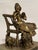Bronze Statue Marble Girl with Cat LA Devideuse Par Maxim Antique For Sale - Image 9 of 18