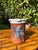 Ceramic Signed 6.5” Terracotta Studio Pottery Vase With Sculptural Wavy Rim For Sale - Image 7 of 10